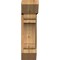 Ekena Millwork Olympic Slat Rough Sawn Bracket w/ Offset Brace, Western Red Cedar, 8"W x 22"D x 30"H BKT0806X22X30OLY06RWR - alternate 4